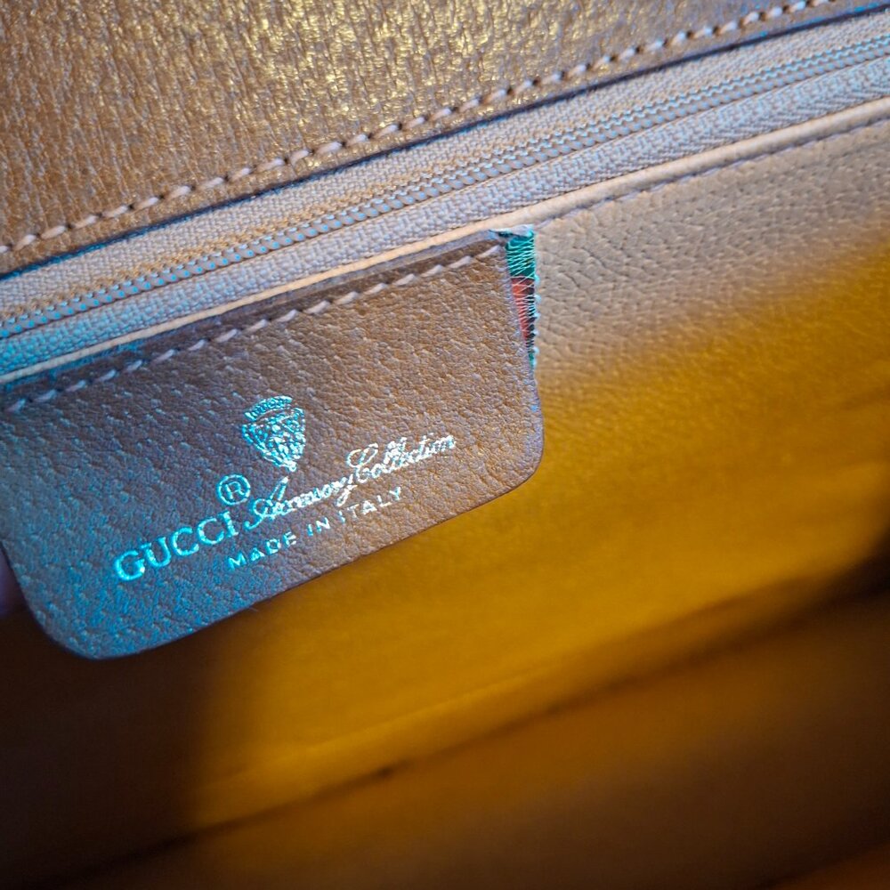 GUCCI Accessory Collection Envelope Purse Shoulder Bag Convertible Clut GG Logo - Picture 13 of 16